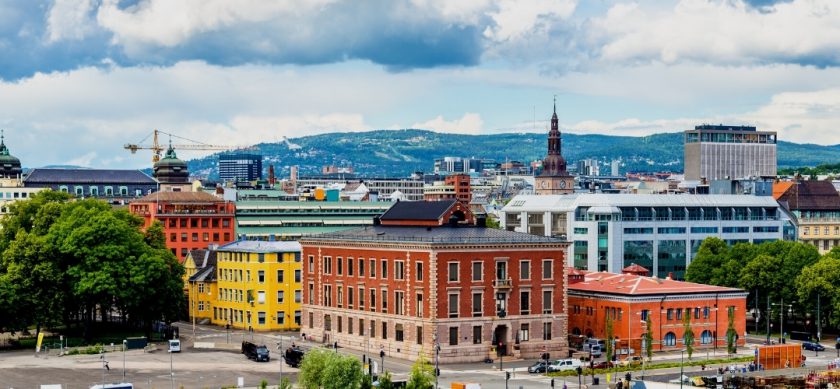 Utsikt over bygninger i Oslo