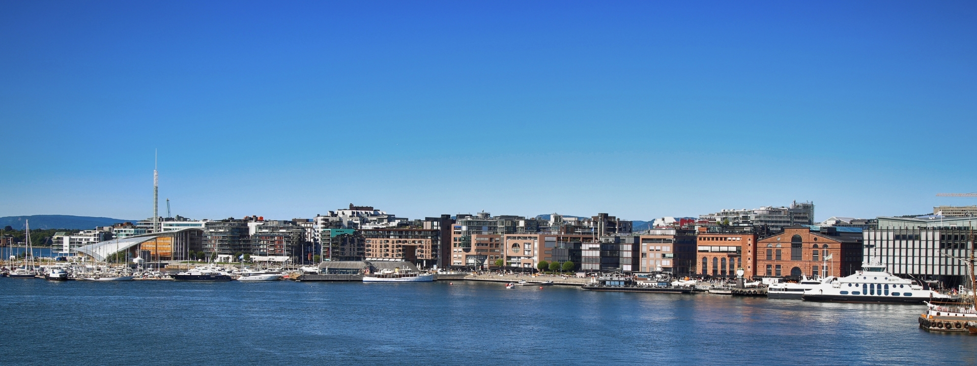 Utsikt over akerbrygge