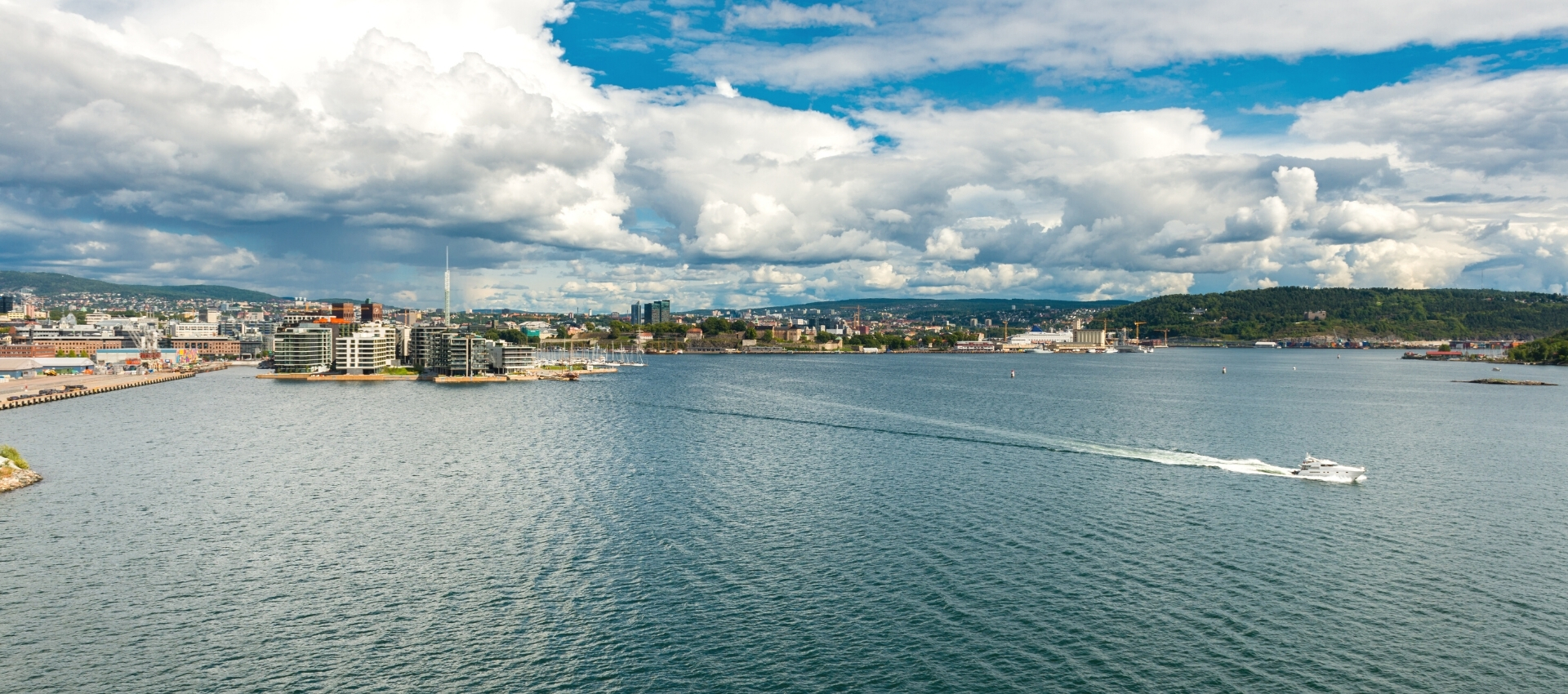 Utsikt over aker brygge